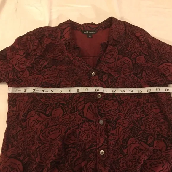 Rock & Republic button up high low blouse - Picture 6 of 9